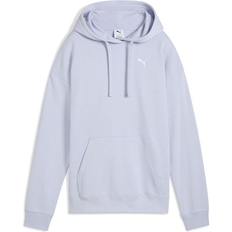 PUMA Sportovní mikina ESS světlemodrá / bílá