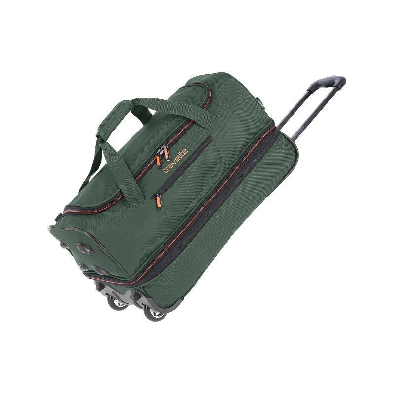 Travelite Basics Wheeled duffle S Dark green
