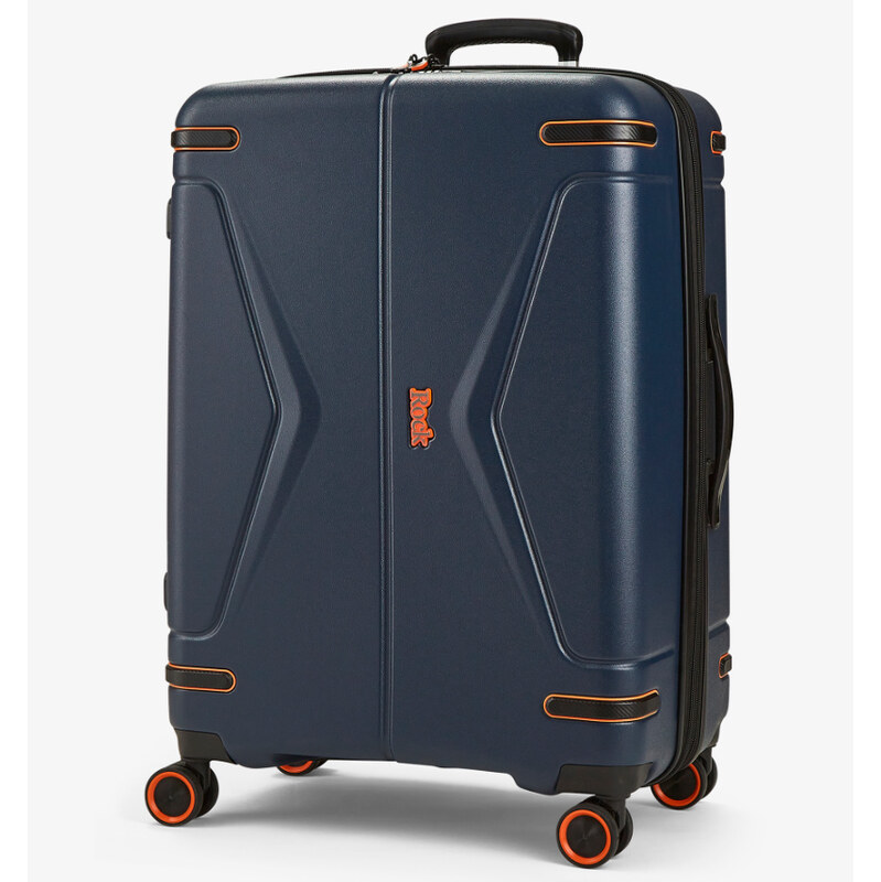 Cestovní kufr ROCK TR-0251/3-M ABS - tmavě modrá 72 l + 20%