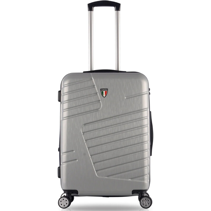 Kabinové zavazadlo TUCCI Boschetti T-0278/3-S ABS - stříbrná