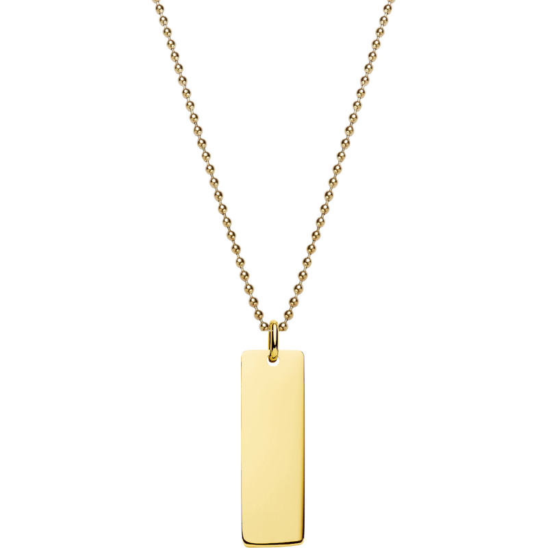 Atreya Personalizovaný šperk Ocelový náhrdelník s gravírováním Flat 115035036