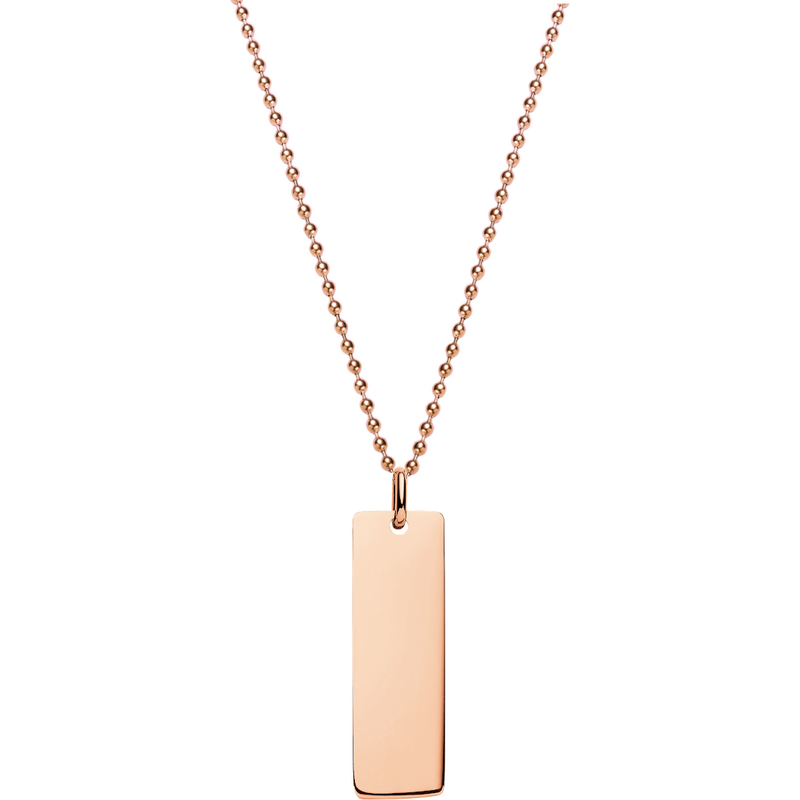 Atreya Personalizovaný šperk Ocelový náhrdelník s gravírováním Flat 115035037