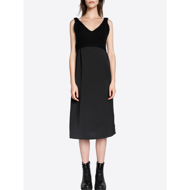 PINKO Reform Black šaty