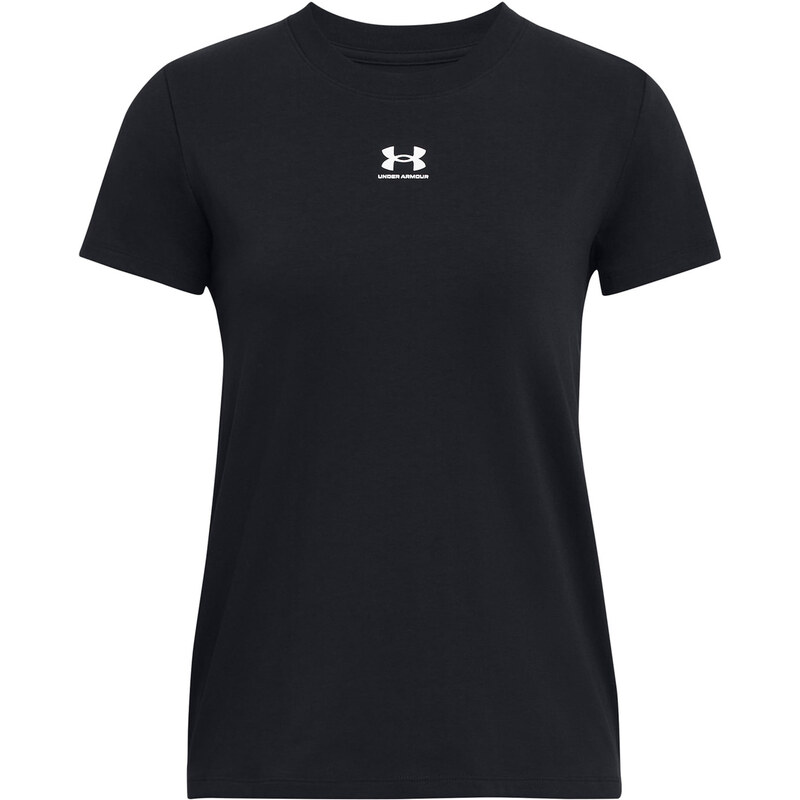 UNDER ARMOUR Funkční tričko černá / bílá