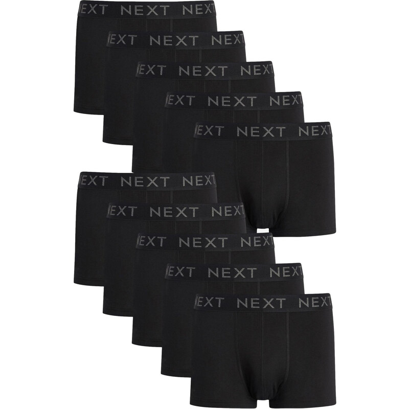 Next Boxerky šedý melír / černá