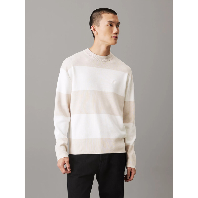 Calvin Klein pánský béžový svetr