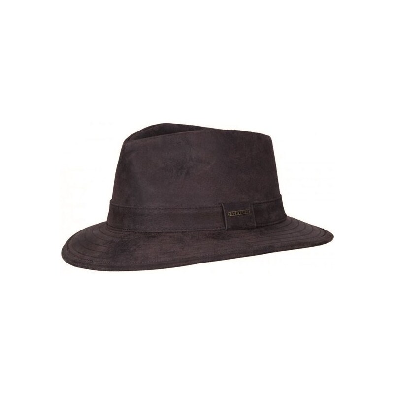 Stetson Elkhart - kožený klobouk v hnědé barvě