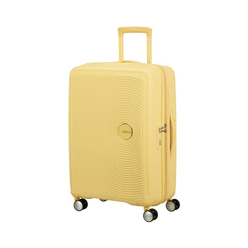 American Tourister SOUNDBOX SPINNER 67 EXP Pastel Yellow