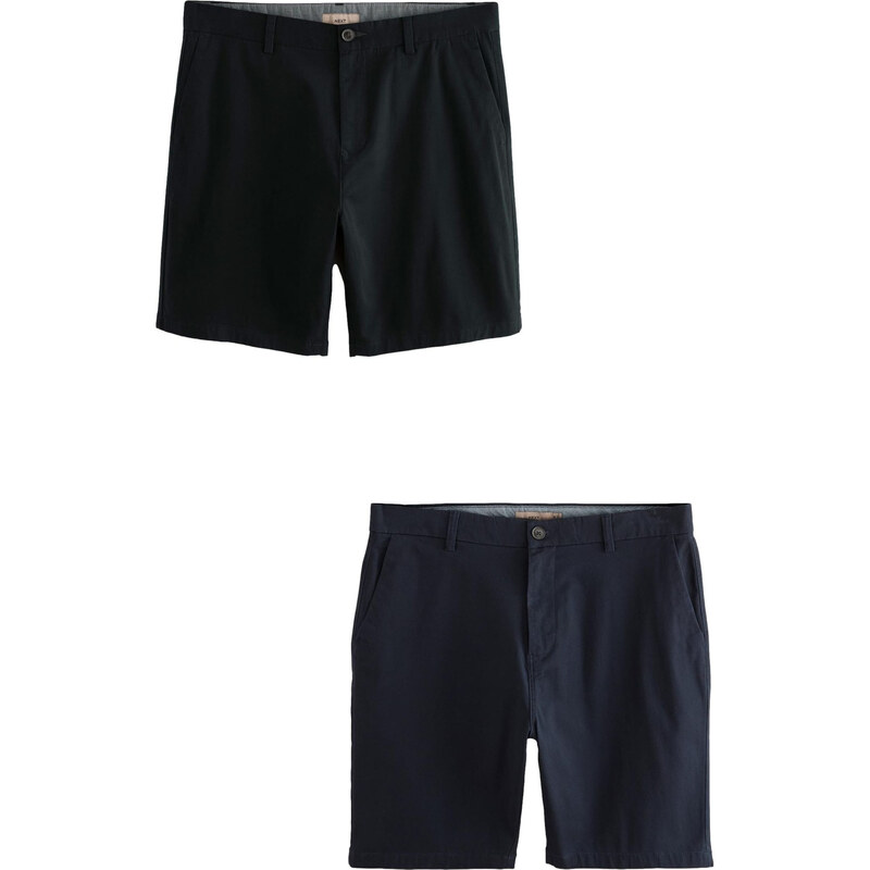 Next Chino kalhoty námořnická modř / černá