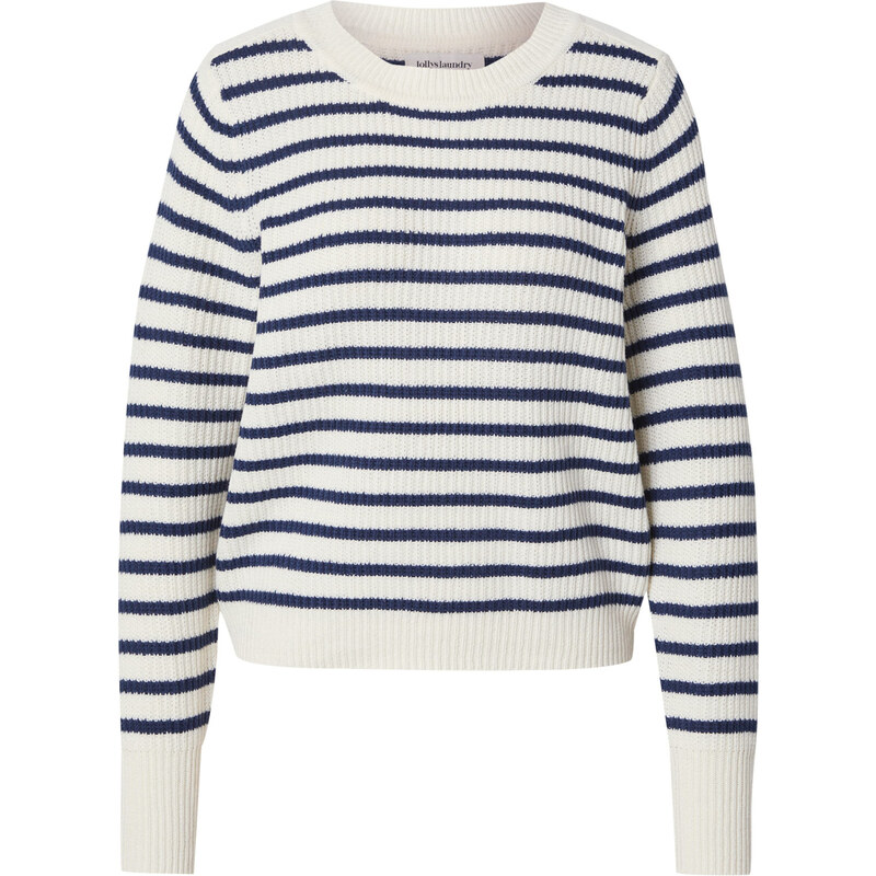 Lollys Laundry Svetr tmavě modrá / bílá 104243520