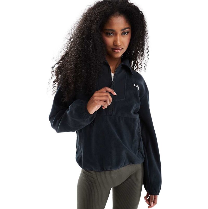 Columbia Sequoia Grove half zip fleece in black