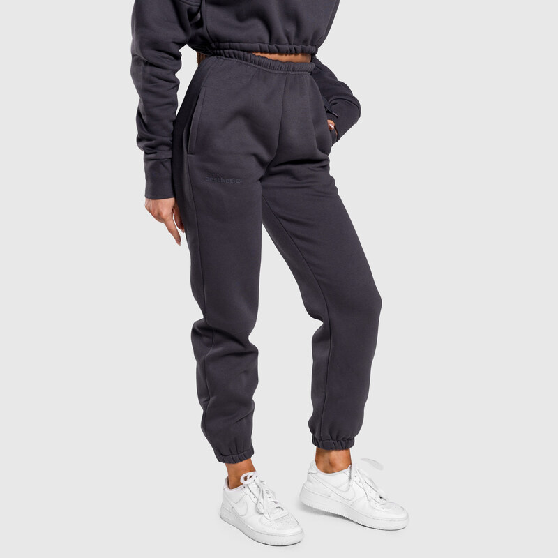 Dámské oversized tepláky Iron Aesthetics Simone, šedé 104232533