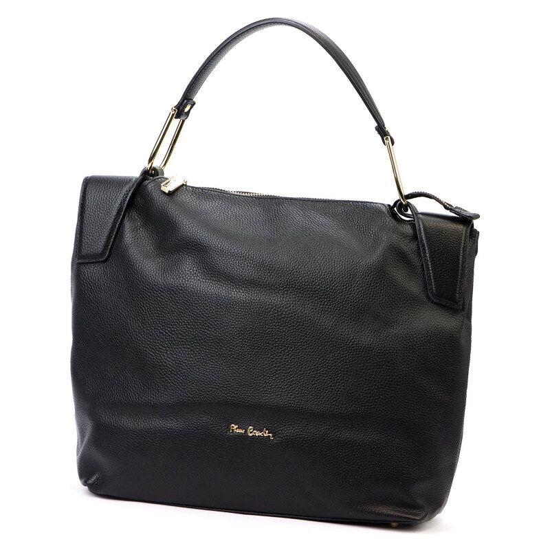 Kožená kabelka Pierre Cardin černá KZ2256423 104237590