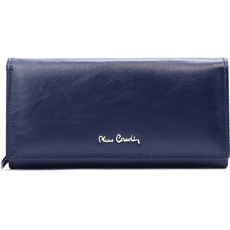 Dámská kožená peněženka Pierre Cardin 06 ITALY 106 modrá 104238597