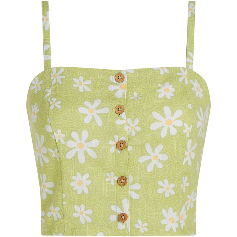 ONEILL Top pastelově zelená / světle zelená / jasně oranžová / bílá 105474153