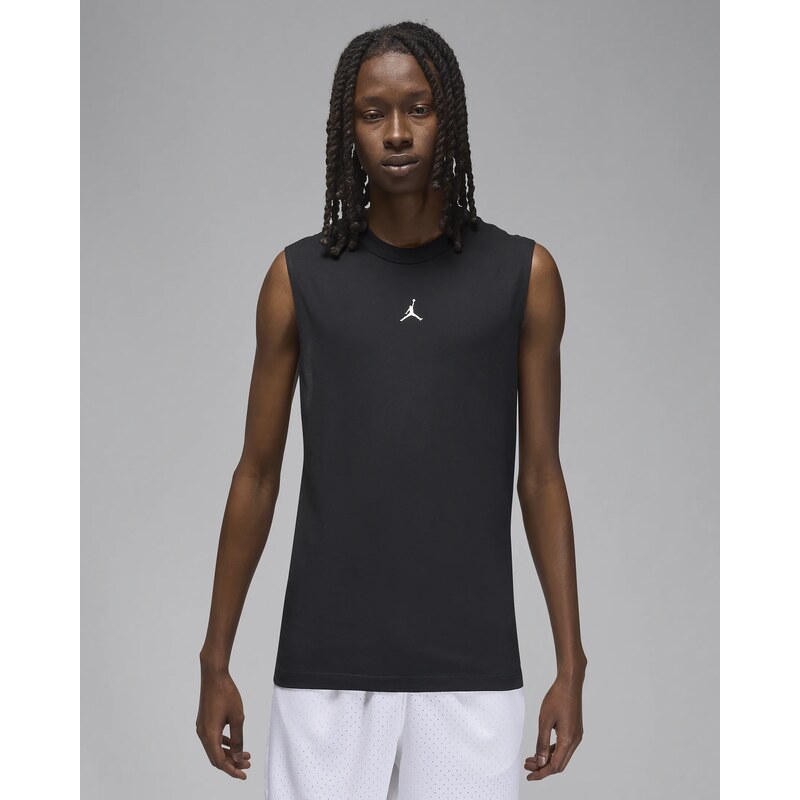 Jordan Sport Men Dri-FIT Sleeveless Shirt BLACK/WHITE 010