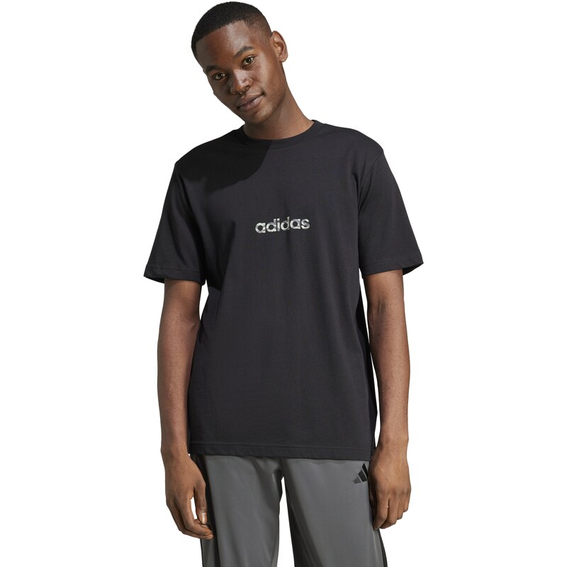 adidas Performance adidas Camo Linear Graphic T-Shirt BLACK