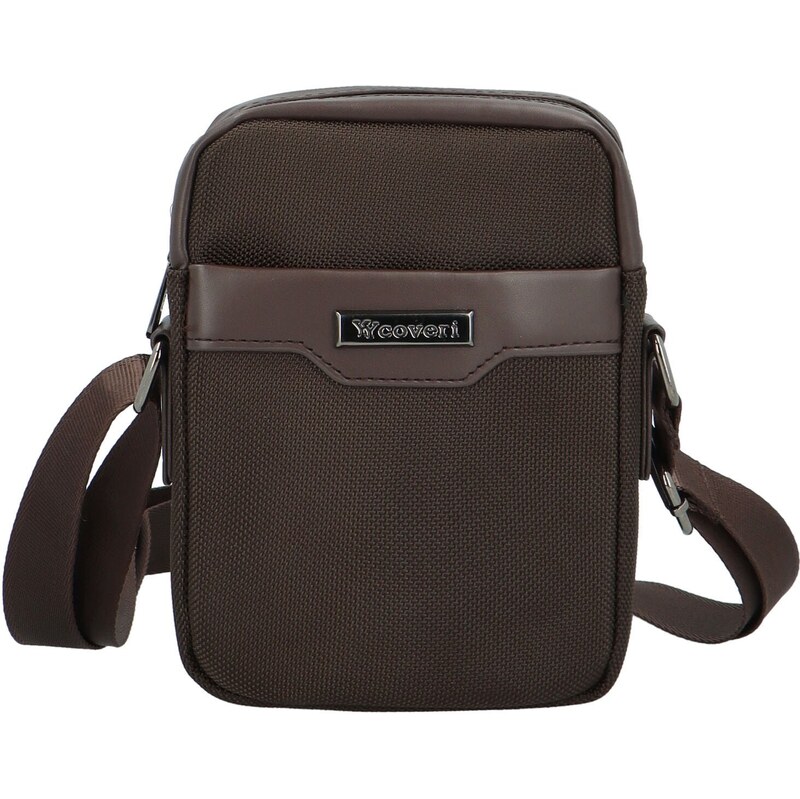 Coveri World Pánská crossbody taška coffee - Coveri Leonardo new