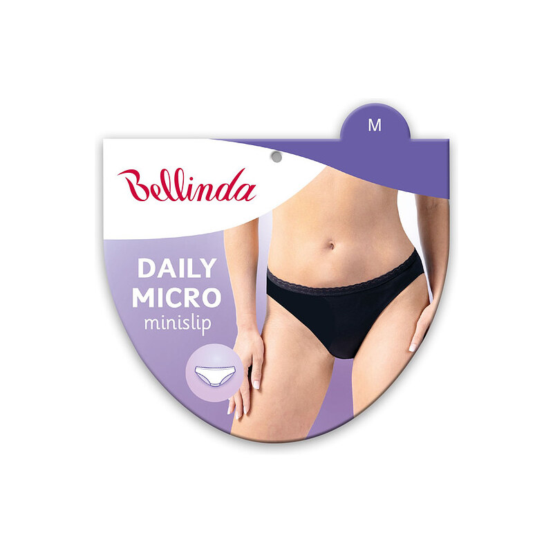 Dámské kalhotky s krajkou DAILY MICRO SLIP - BELLINDA - tělová
