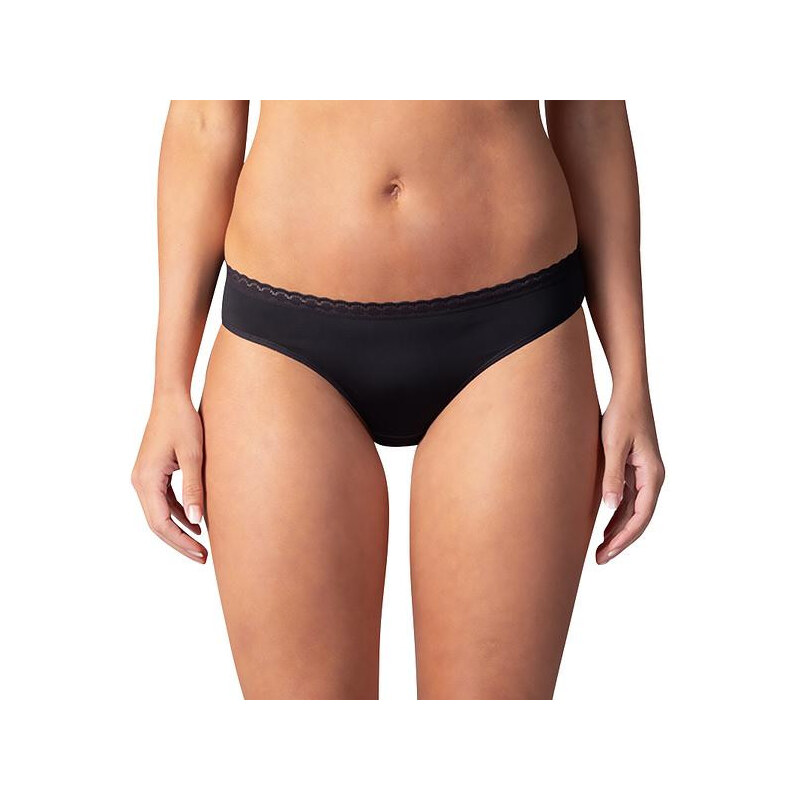 Dámské kalhotky s krajkou DAILY MICRO SLIP - BELLINDA - černá