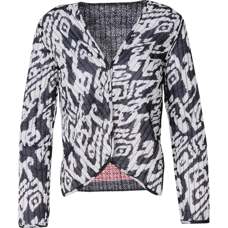 KOROSHI Přechodná bunda jasně červená / černá / offwhite