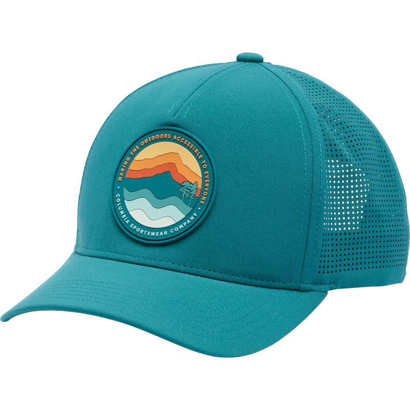 Tyrkysová kšiltovka Columbia Mountaincap 3D Stretch Snap Back Hat 104261320