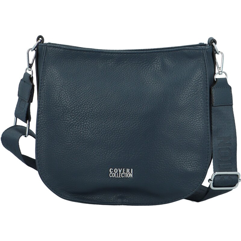Coveri Trendy dámská koženková crossbody kabelka Candelis, tmavě