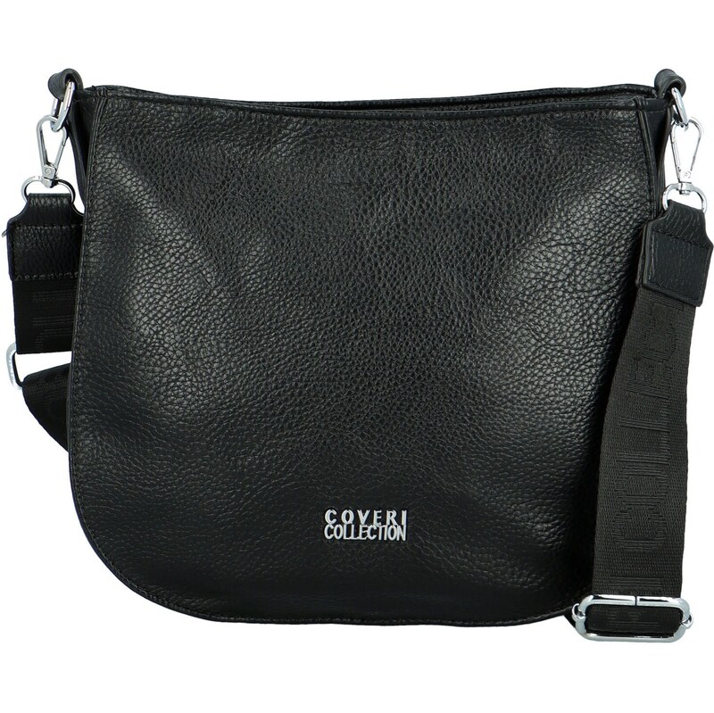 Coveri Trendy dámská koženková crossbody kabelka Candelis, černá