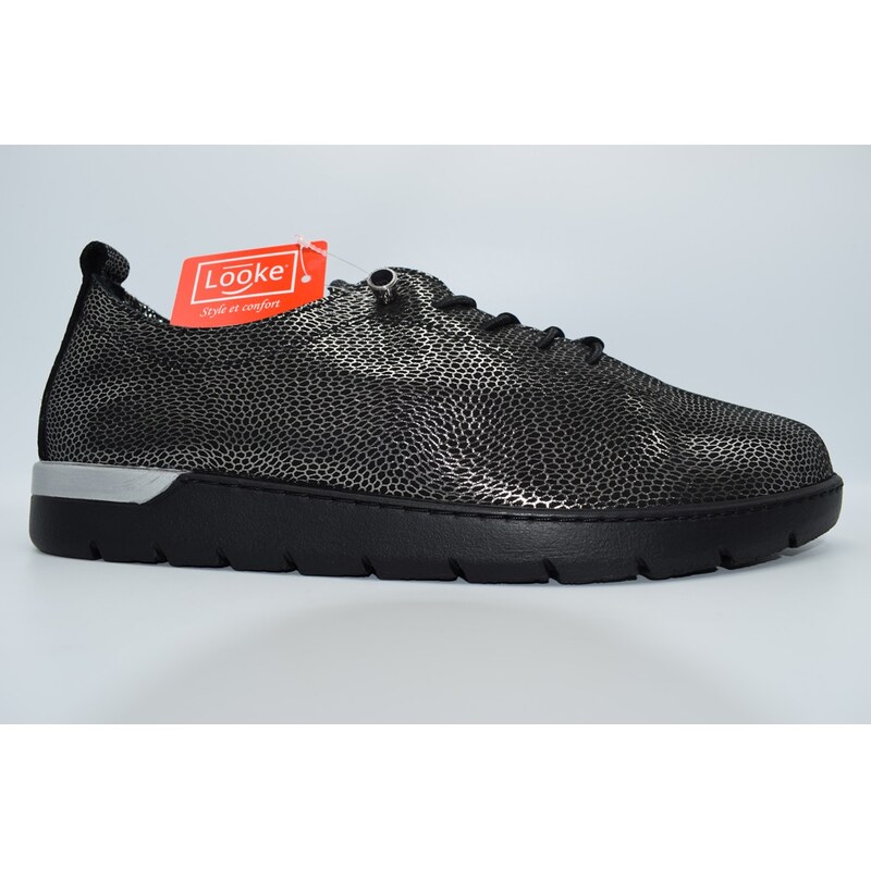 LOOKE dámská vycházková obuv L1179_28 SAUVANNE black shiny 104770698