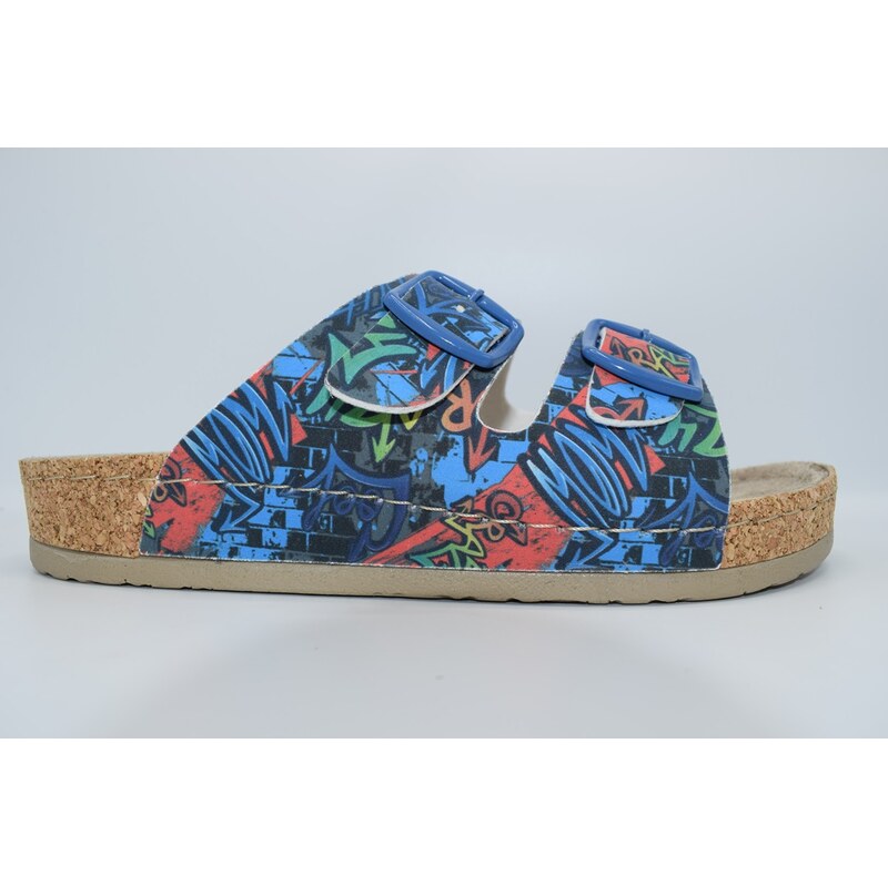MILAMI zdravotní pantofel 500C 5GRAF BLUE