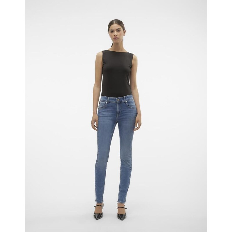 Vero Moda Skinny fit jeans in medium blue denim 115503509