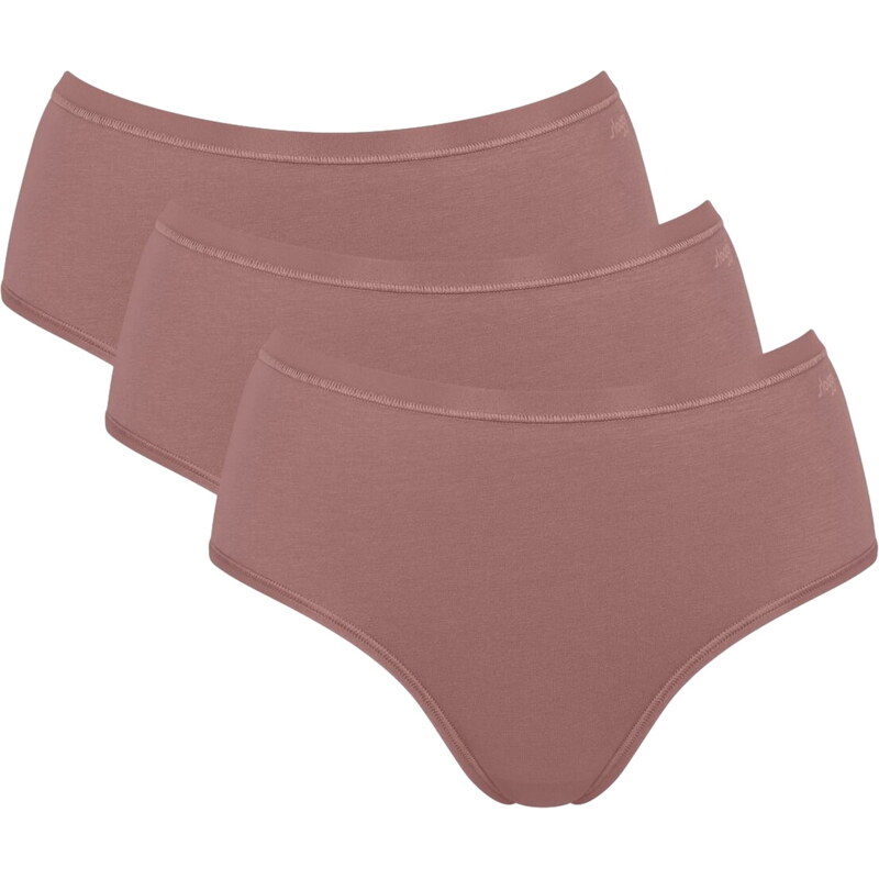 Dámské kalhotky SLOGGI GO DAILY COTTON MIDI 3P CACAO