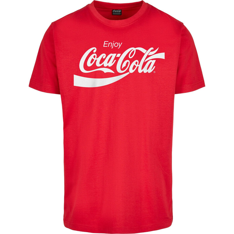Merchcode Tričko Coca Cola červená / bílá