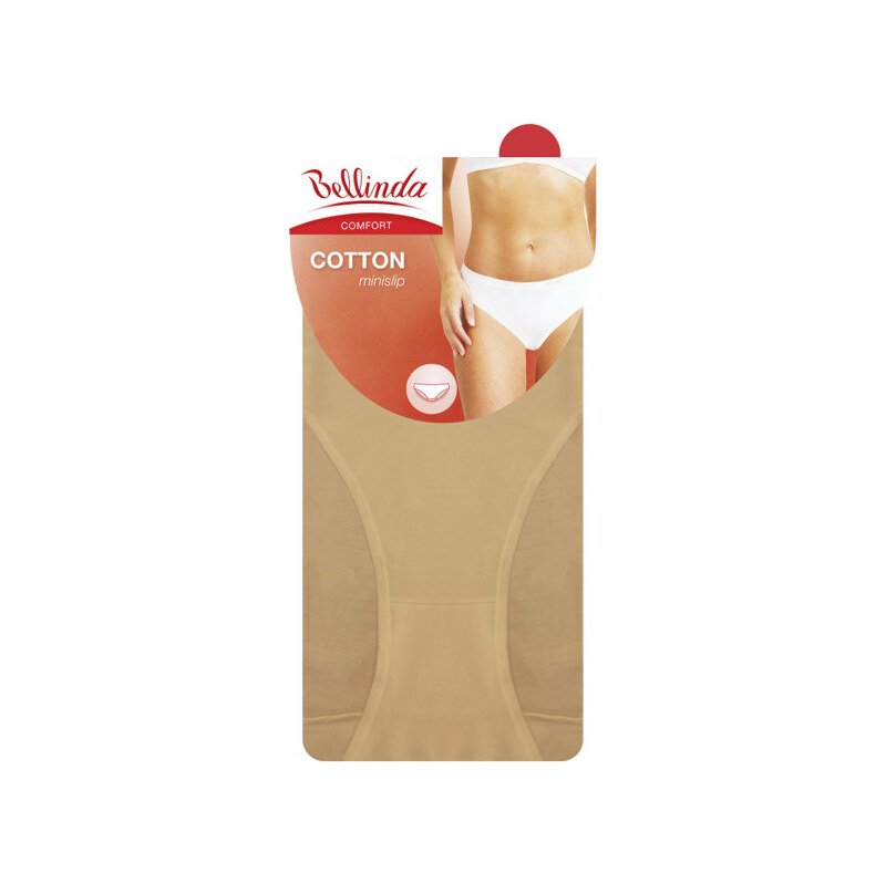 Dámské kalhotky COTTON MINISLIP - BELLINDA - tělová
