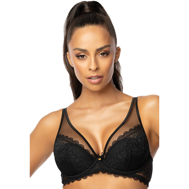 Dámská push-up podprsenka Estelle M-0198/11 Černá - MAT