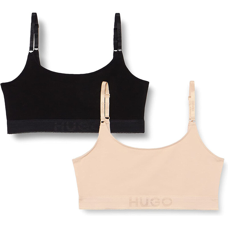 BOSS Dámská sportovní podprsenka Easy 2Pack 50480164-270 - HUGO