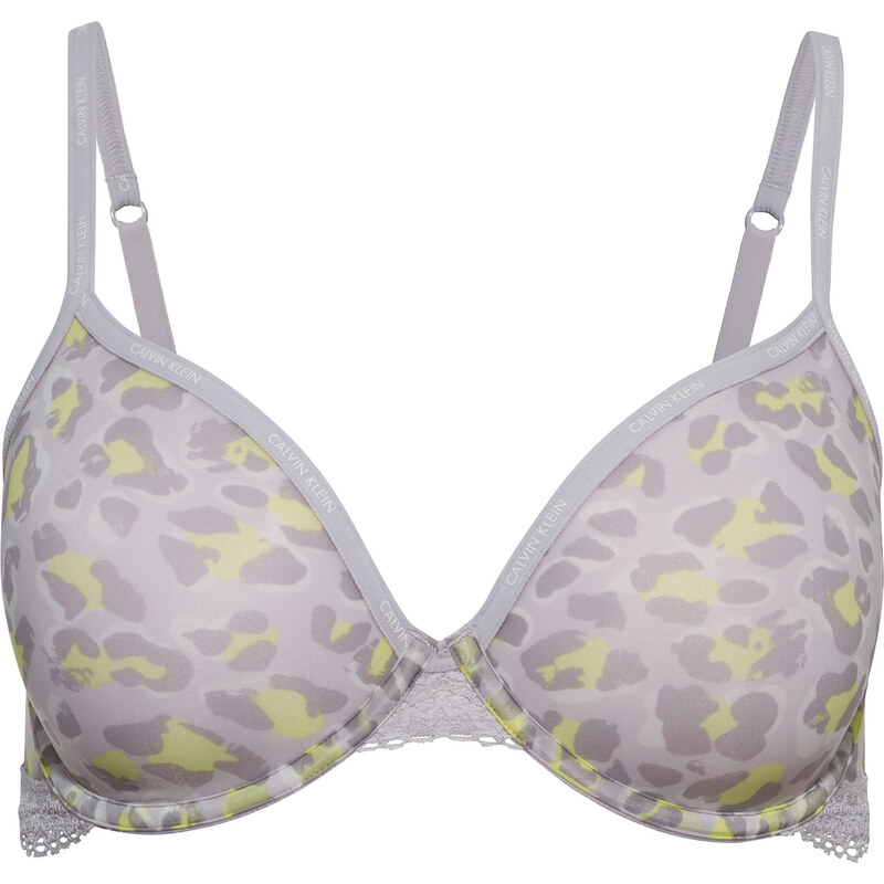 Dámská nevyztužená podprsenka Demi Lightly QF1874E - Calvin Klein 104302680