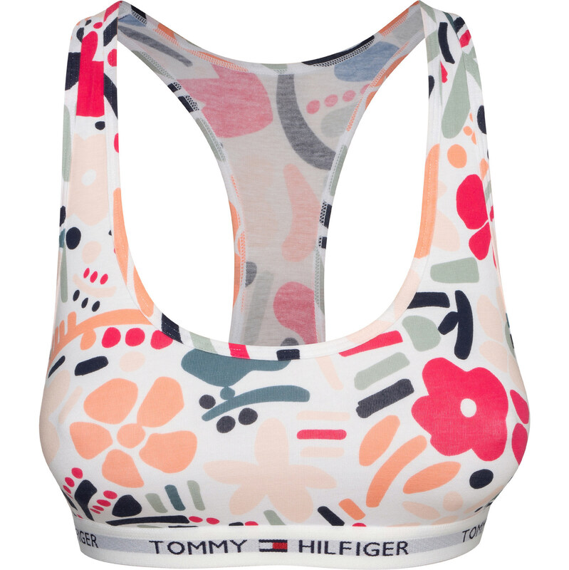 Dámská sportovní podprsenka Abstract Flower Print UW0UW00925 - Tommy 104302685