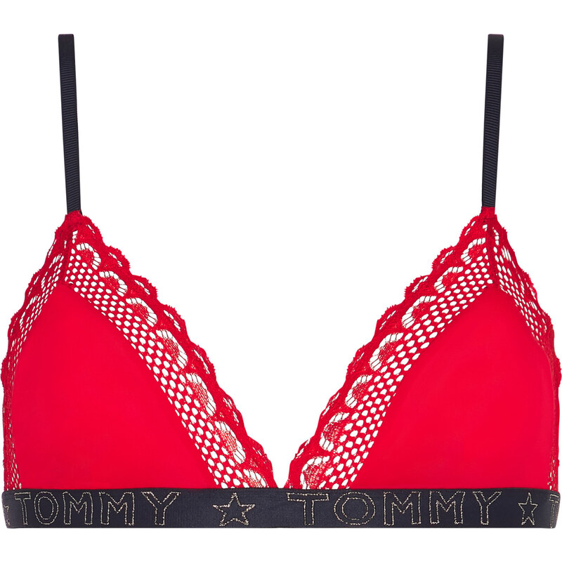 Dámská nevyztužená podprsenka Triangle Bralette Holiday UW0UW02634-XLG 104302673