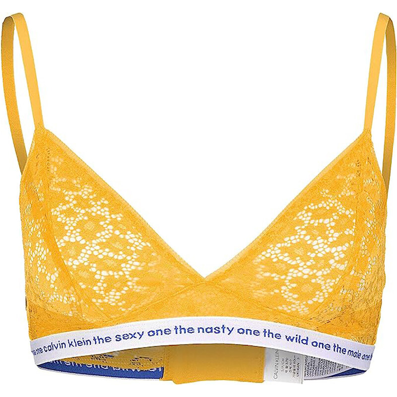 Dámská nevyztužená podprsenka Unlined Triangle QF5196E-YHC - Calvin 104302693