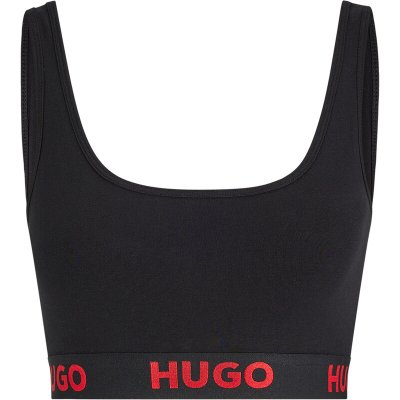 BOSS Dámská sportovní podprsenka Sporty Logo 50469631-001 - HUGO 104302698
