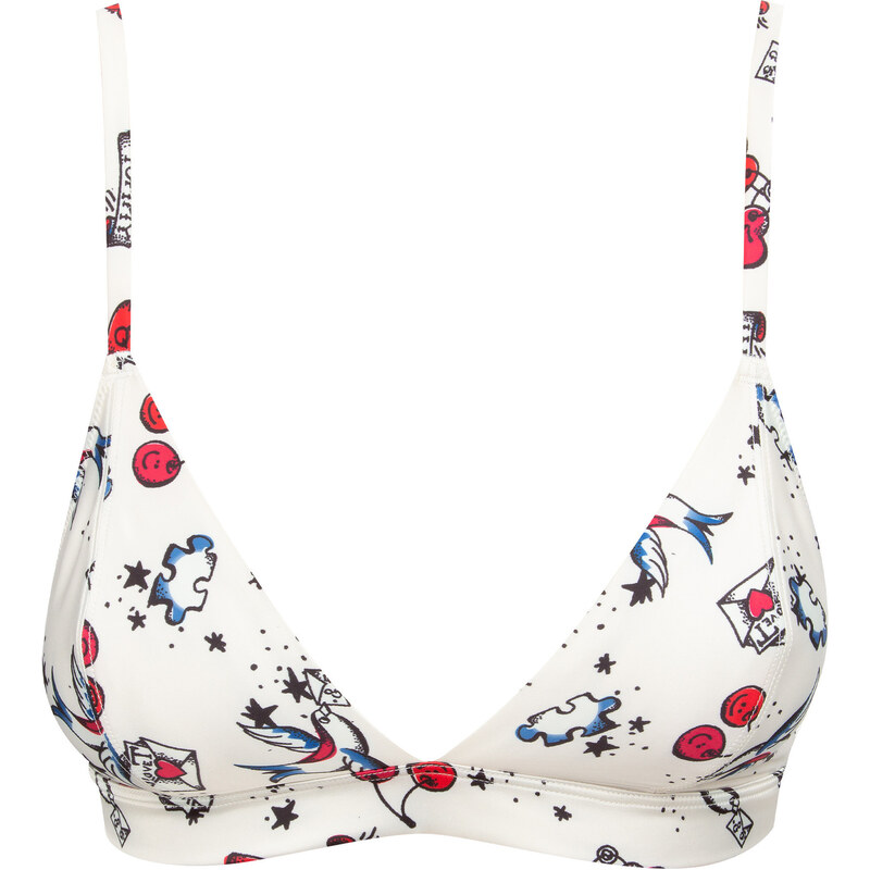 Dámská nevyztužená podprsenka Print UW0UW01853-142 - Tommy Hilfiger 104302776