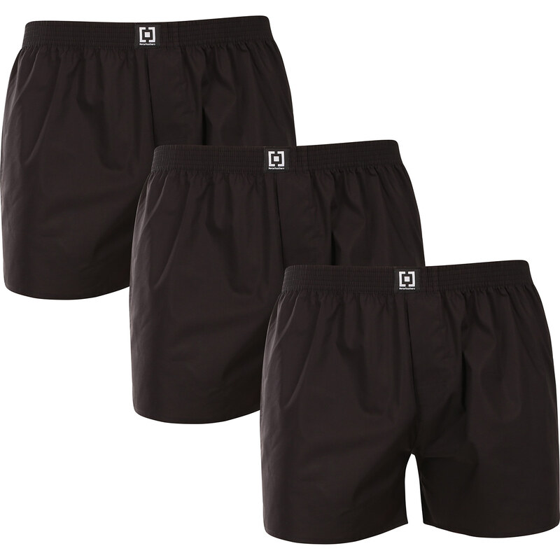 3PACK pánské trenky Horsefeathers Manny black (AM165A)
