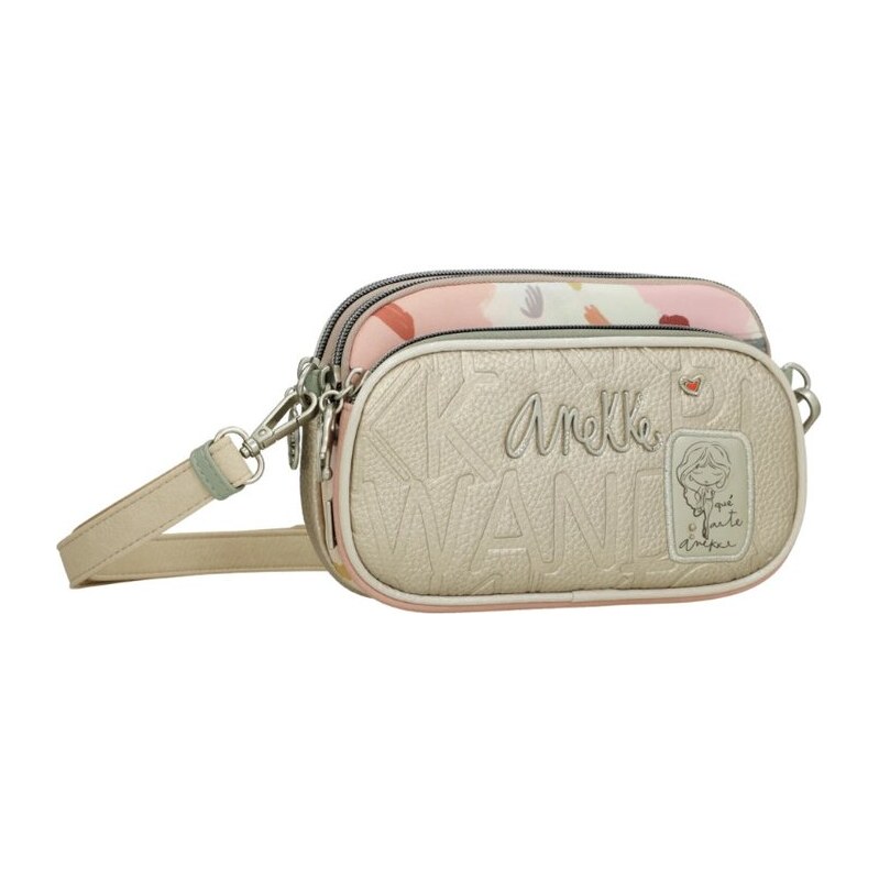 Malá crossbody kabelka z kolekce Alma Anekke 40603-445 béžová 104311722