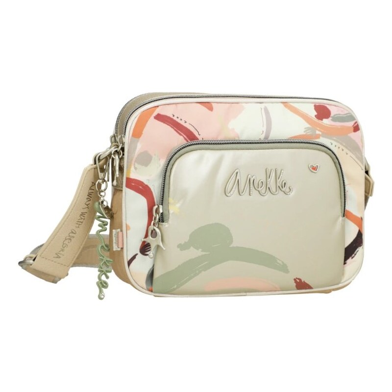 Střední crossbody kabelka z kolekce Alma Anekke 40603-516 béžová 104311721