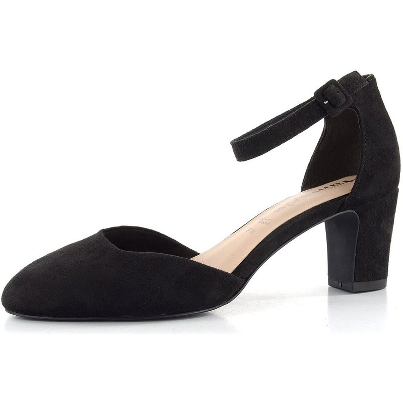 Tamaris lodičky s kotníkovým páskem Black 1-24412-41 104312860