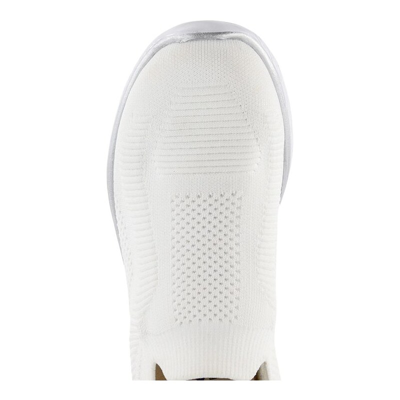 Rieker úpletové prozouvací tenisky Weiss/Ice M5072-80
