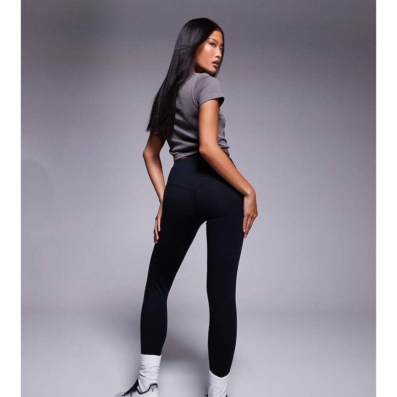 4505 Petite Icon soft touch high waist yoga legging in black 108221877