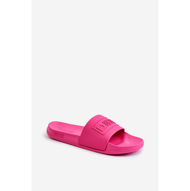 Big Star Shoes Lehké dámské pantofle Big Star OO274037 fuchsie 110752651