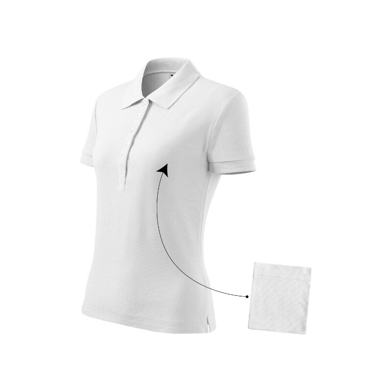 MALFINI, a.s. Cotton polokošile dámská bílá 104334212